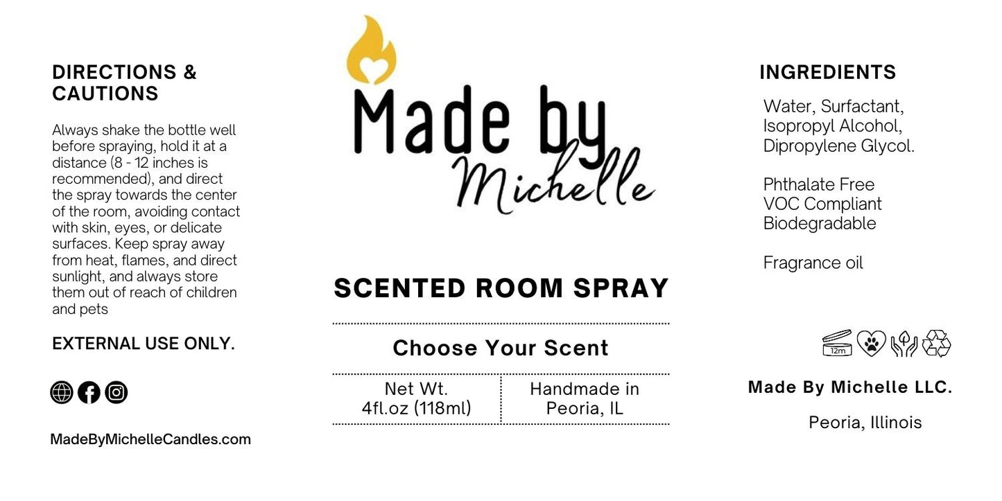 Scented Room & Fabric Spray